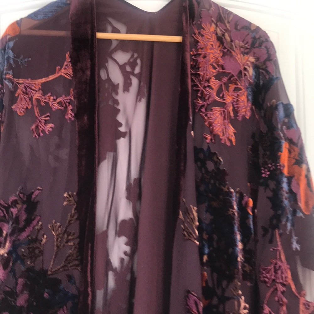 Gorgeous Anthropology velvet wrap